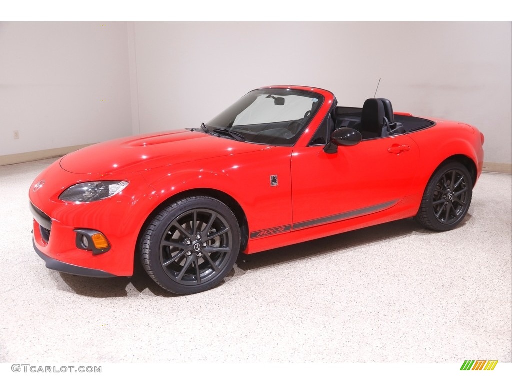 True Red 2013 Mazda MX-5 Miata Club Roadster Exterior Photo #146021873