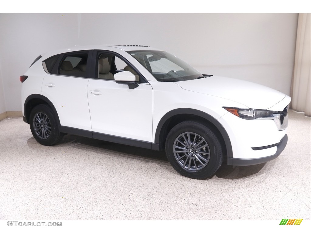 2020 CX-5 Touring AWD - Snowflake White Pearl / Silk Beige photo #1