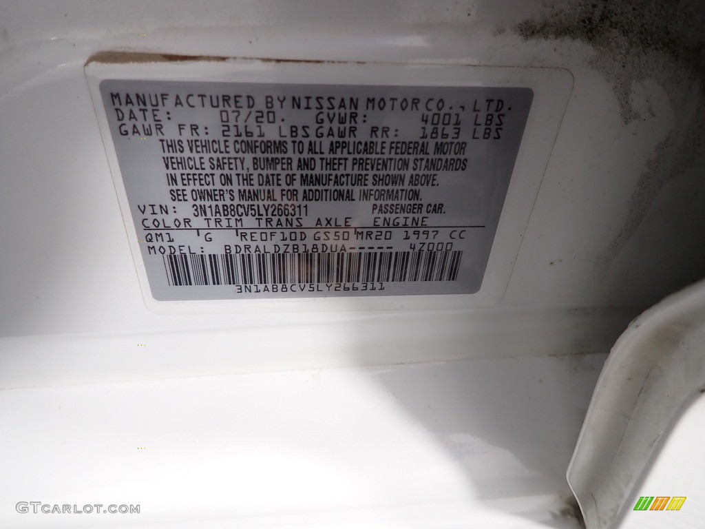 2020 Sentra Color Code QM1 for Fresh Powder Photo #146022351