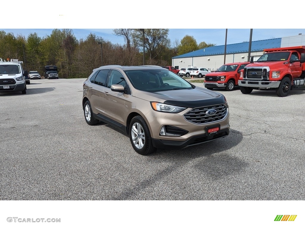 2020 Edge SEL AWD - Desert Gold Metallic / Ebony photo #7