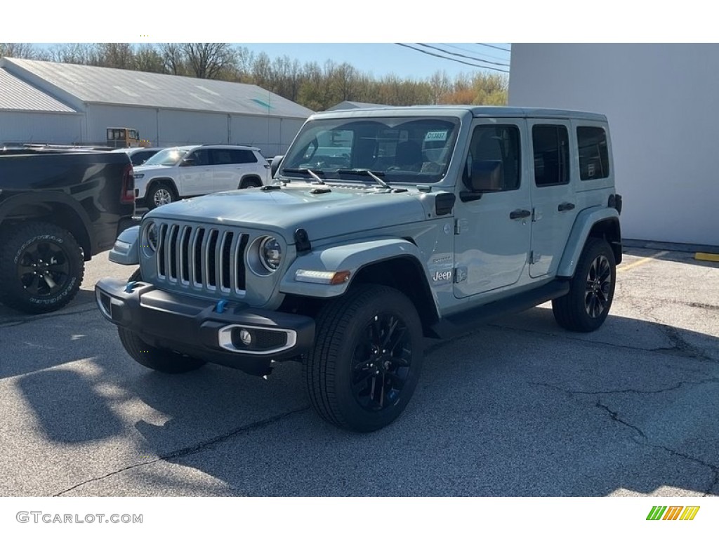 2023 Wrangler Unlimited Sahara 4XE Hybrid - Earl / Black photo #7