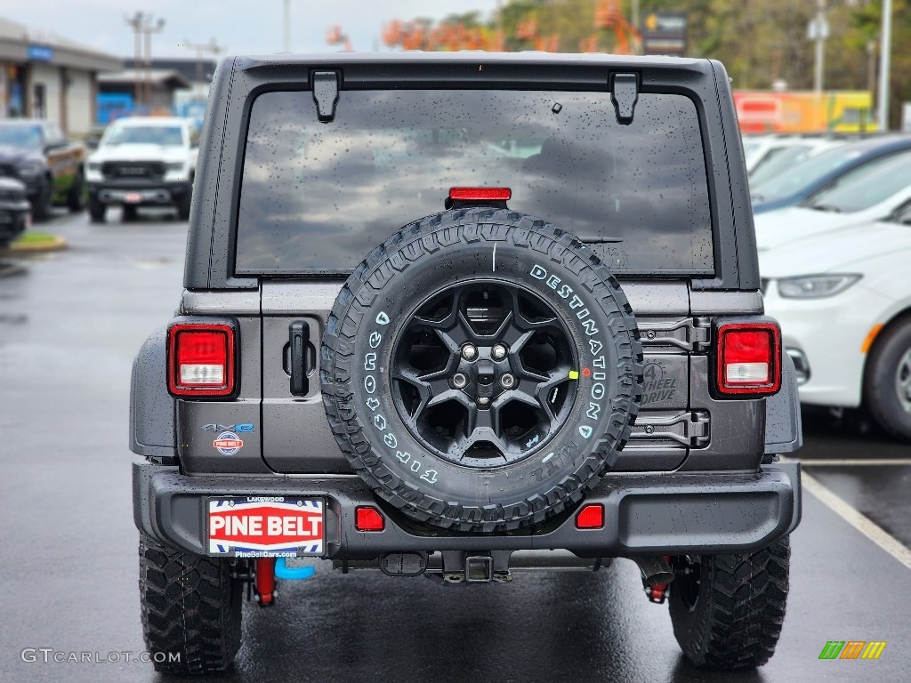 2023 Wrangler Unlimited Willys 4XE Hybrid - Granite Crystal Metallic / Black photo #5