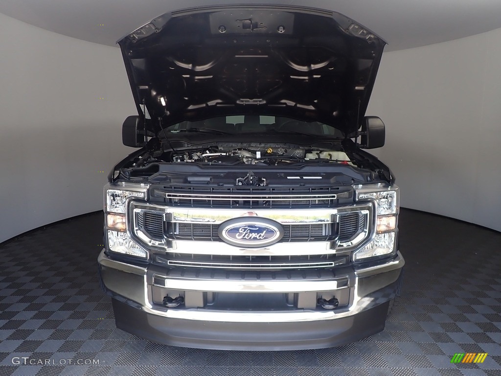 2021 F250 Super Duty STX SuperCab 4x4 - Agate Black / Medium Earth Gray photo #6