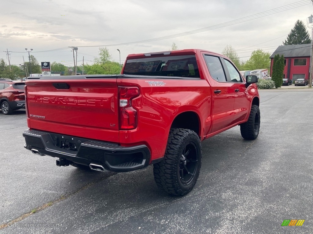 2022 Silverado 1500 Limited LT Trail Boss Crew Cab 4x4 - Red Hot / Jet Black photo #7