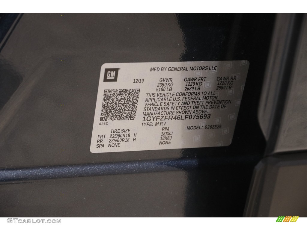 2020 XT4 Sport AWD - Shadow Metallic / Jet Black photo #24