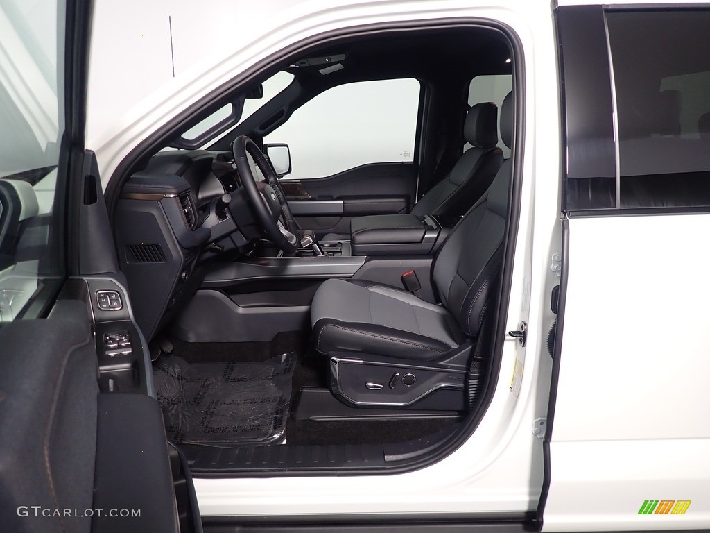 2022 F150 Lightning Lariat 4x4 - Oxford White / Black/Slate photo #21