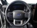 Black/Slate 2022 Ford F150 Lightning Lariat 4x4 Steering Wheel