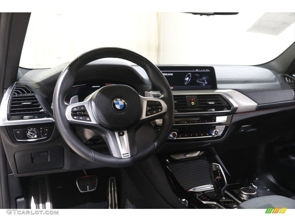 2021 X3 M40i - Glacier Silver Metallic / Black photo #6