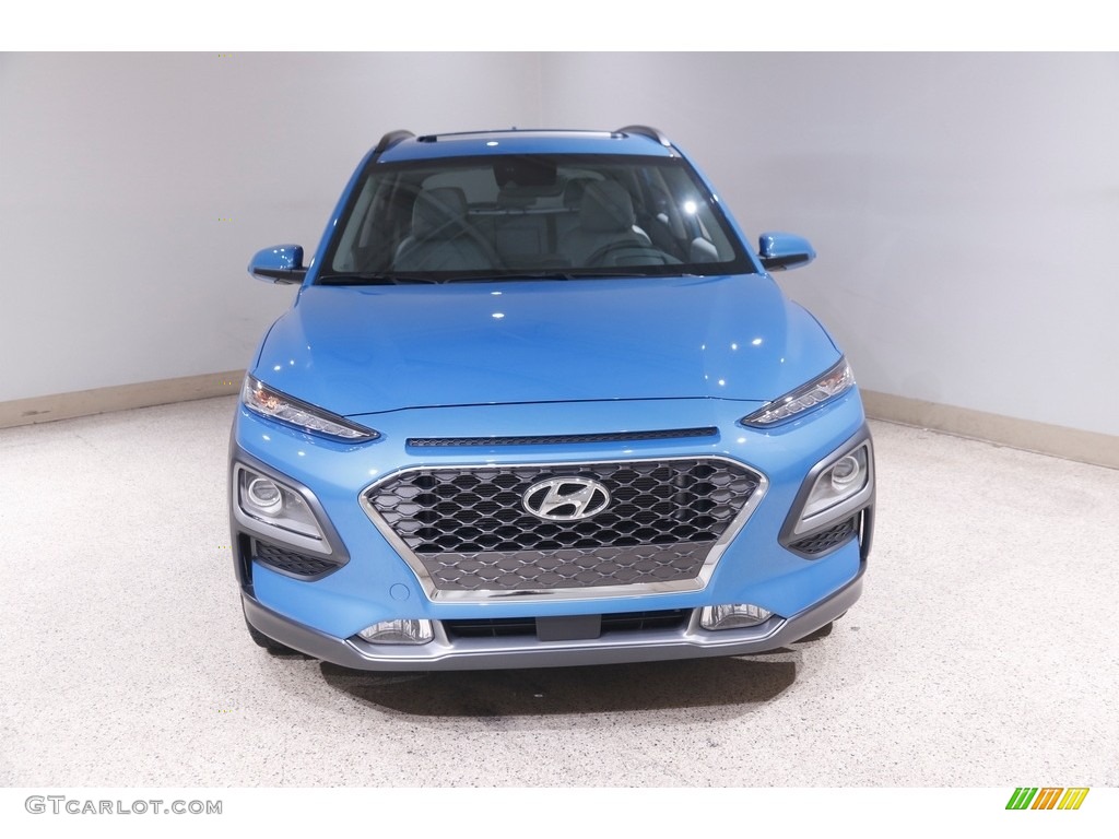 2020 Kona Ultimate AWD - Surf Blue / Gray/Black photo #2