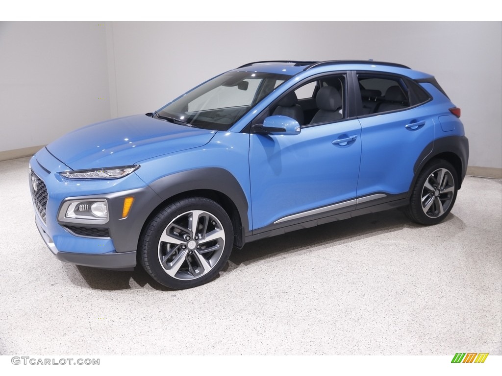 2020 Kona Ultimate AWD - Surf Blue / Gray/Black photo #3