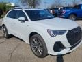 Front 3/4 View of 2022 Q3 S Line Premium Plus quattro