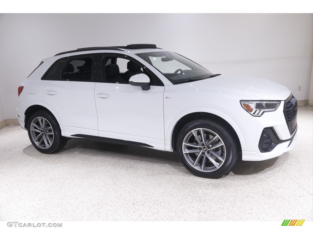 Ibis White 2022 Audi Q3 S Line Premium Plus quattro Exterior Photo #146027270