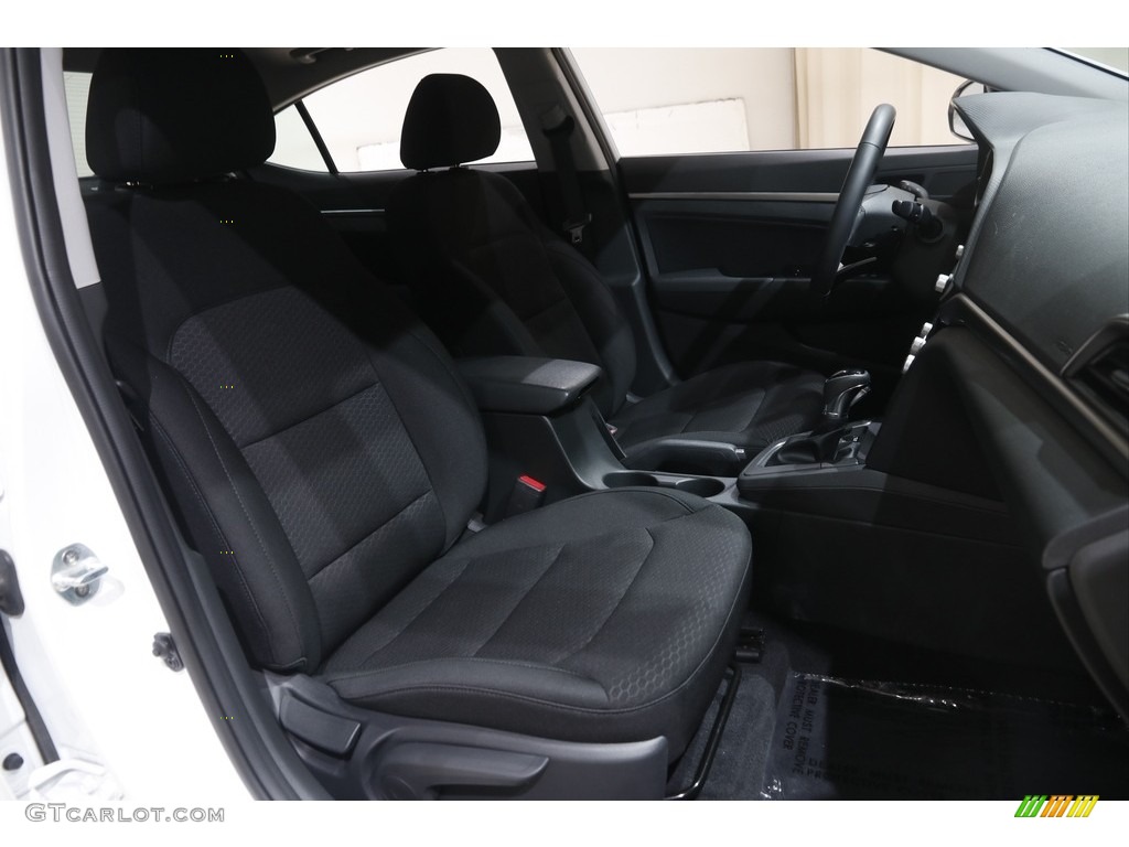 2020 Elantra Value Edition - Quartz White Pearl / Black photo #15