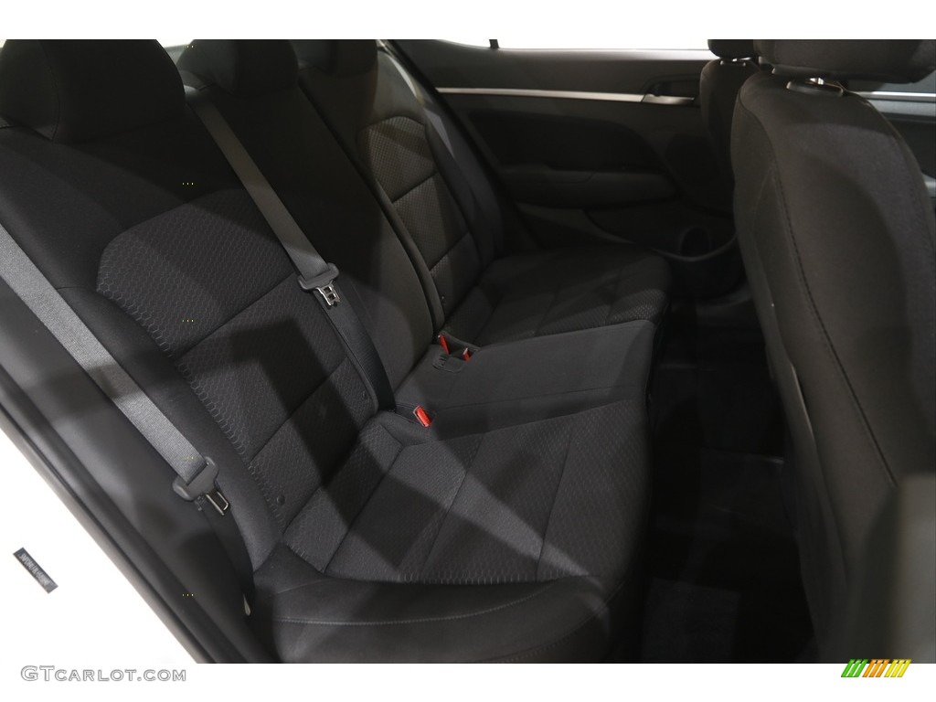 2020 Elantra Value Edition - Quartz White Pearl / Black photo #16