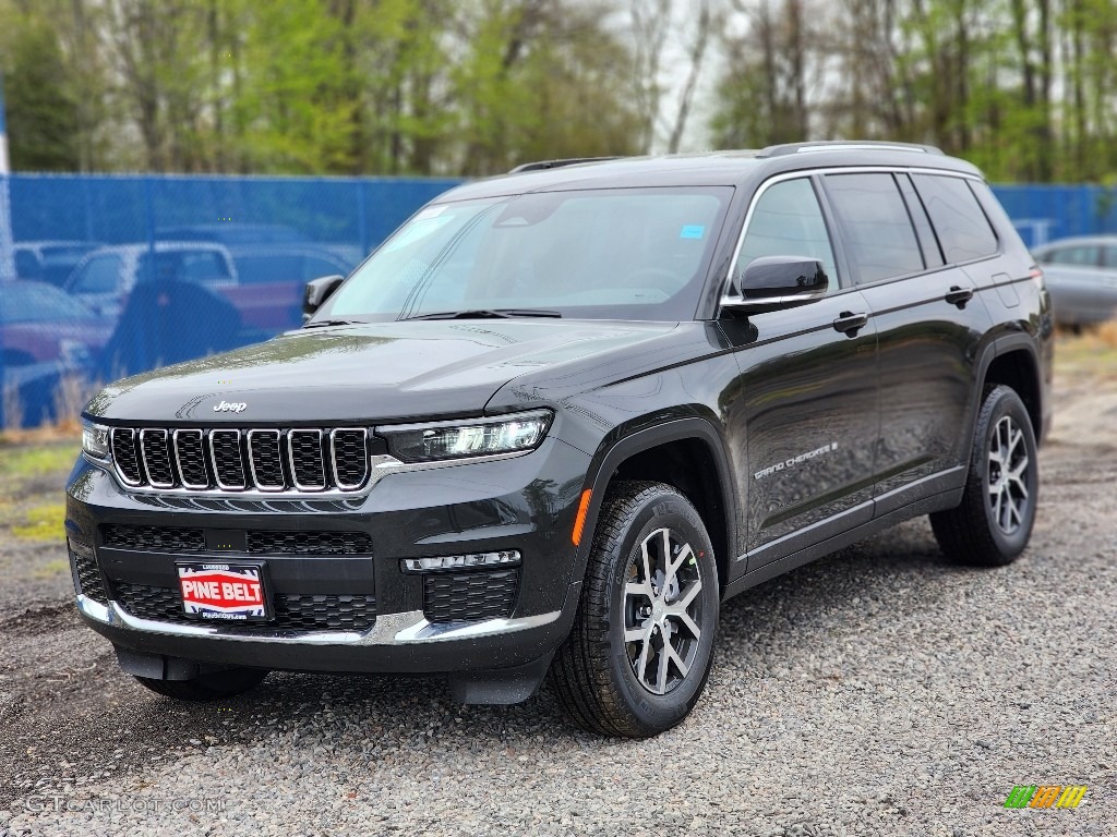 Rocky Mountain Pearl 2023 Jeep Grand Cherokee L Limited 4x4 Exterior Photo #146027528