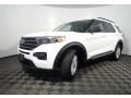 2020 Oxford White Ford Explorer XLT 4WD  photo #8