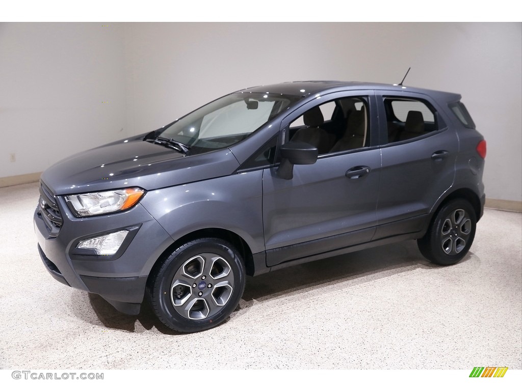 2019 EcoSport S - Smoke Metallic / Medium Stone photo #3