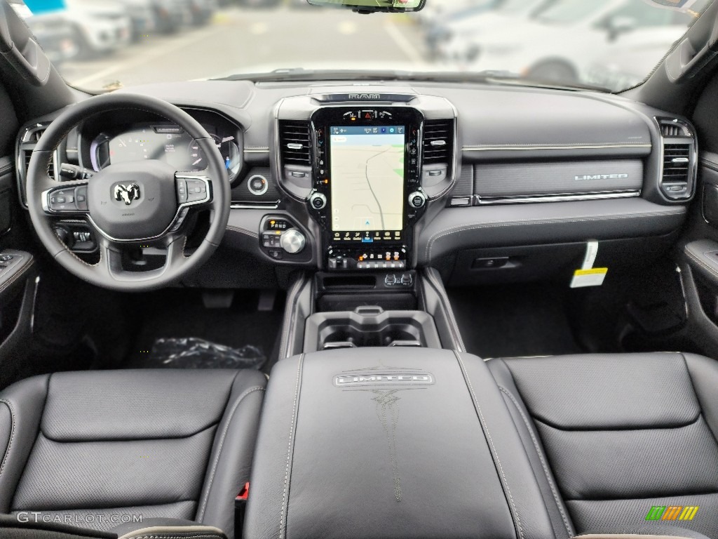 2023 Ram 1500 Limited Crew Cab 4x4 Black Dashboard Photo #146028377