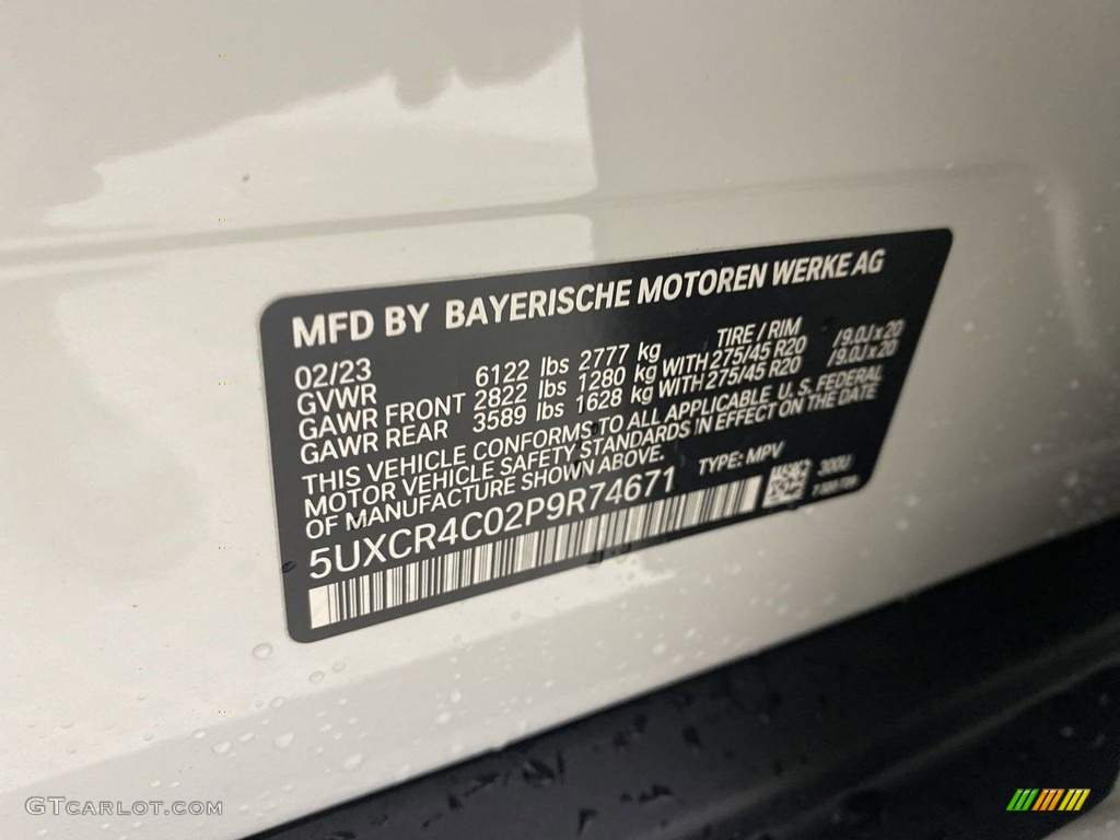 2023 X5 sDrive40i - Alpine White / Black photo #26
