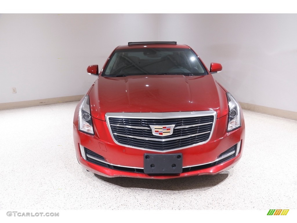 2018 ATS Premium Luxury - Red Obsession Tintcoat / Jet Black photo #2