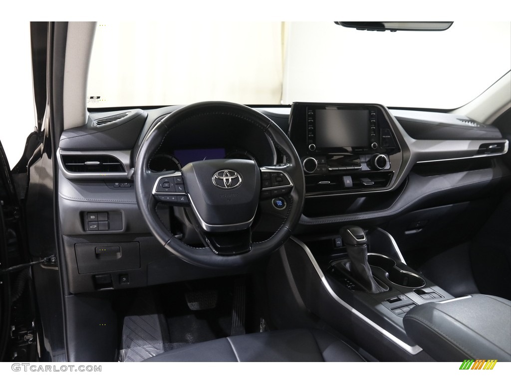 2021 Highlander XLE AWD - Midnight Black Metallic / Black photo #6