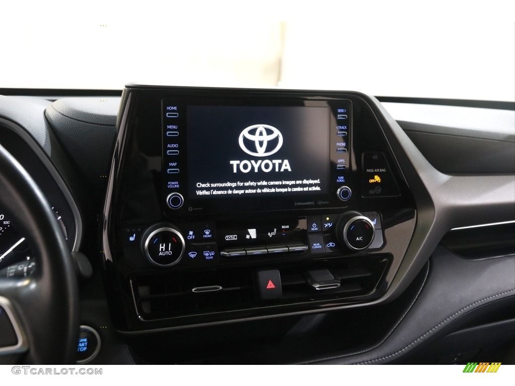 2021 Highlander XLE AWD - Midnight Black Metallic / Black photo #9