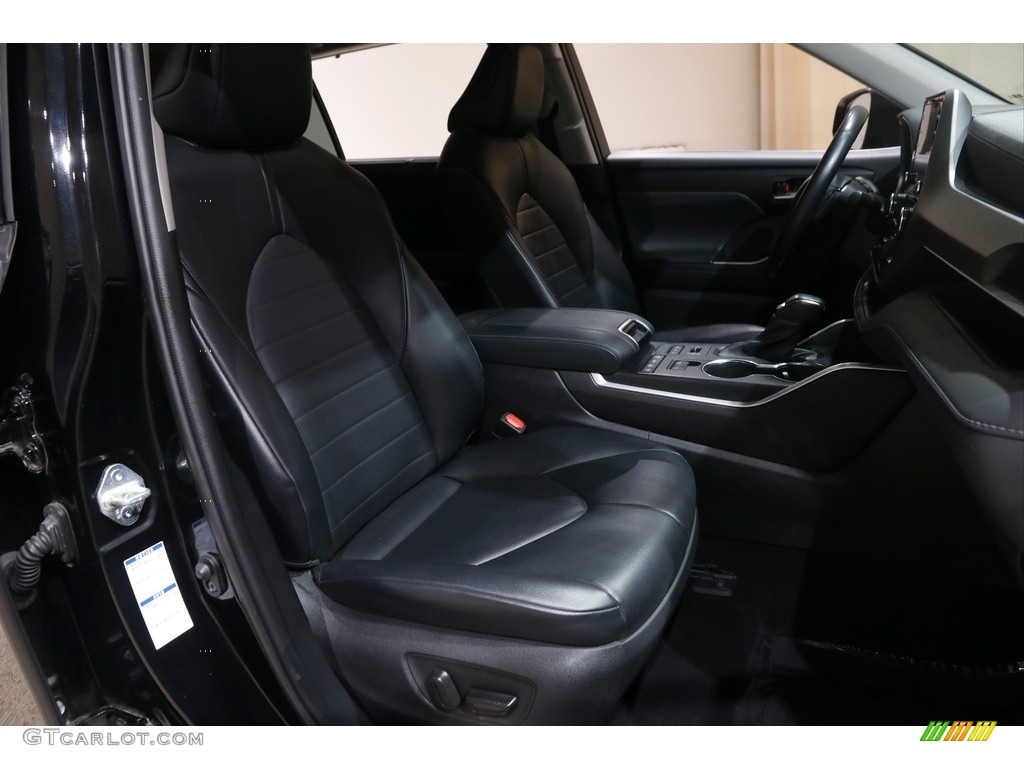 2021 Highlander XLE AWD - Midnight Black Metallic / Black photo #15
