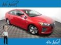 2019 Scarlet Red Pearl Hyundai Ioniq Hybrid Blue #146027009