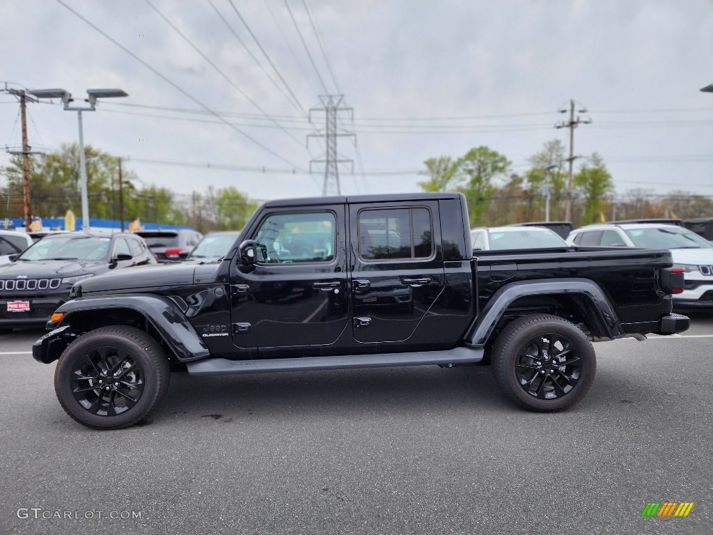 Black 2022 Jeep Gladiator Overland 4x4 Exterior Photo #146029340