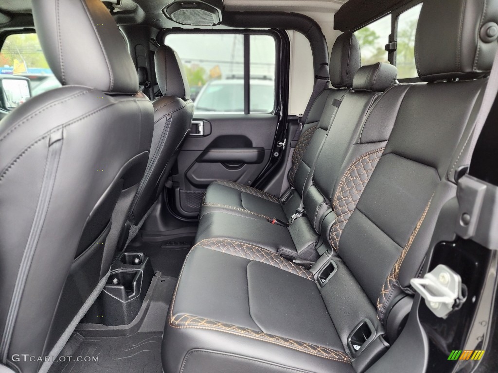 Black Interior 2022 Jeep Gladiator Overland 4x4 Photo #146029397