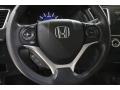 Gray 2015 Honda Civic LX Coupe Steering Wheel