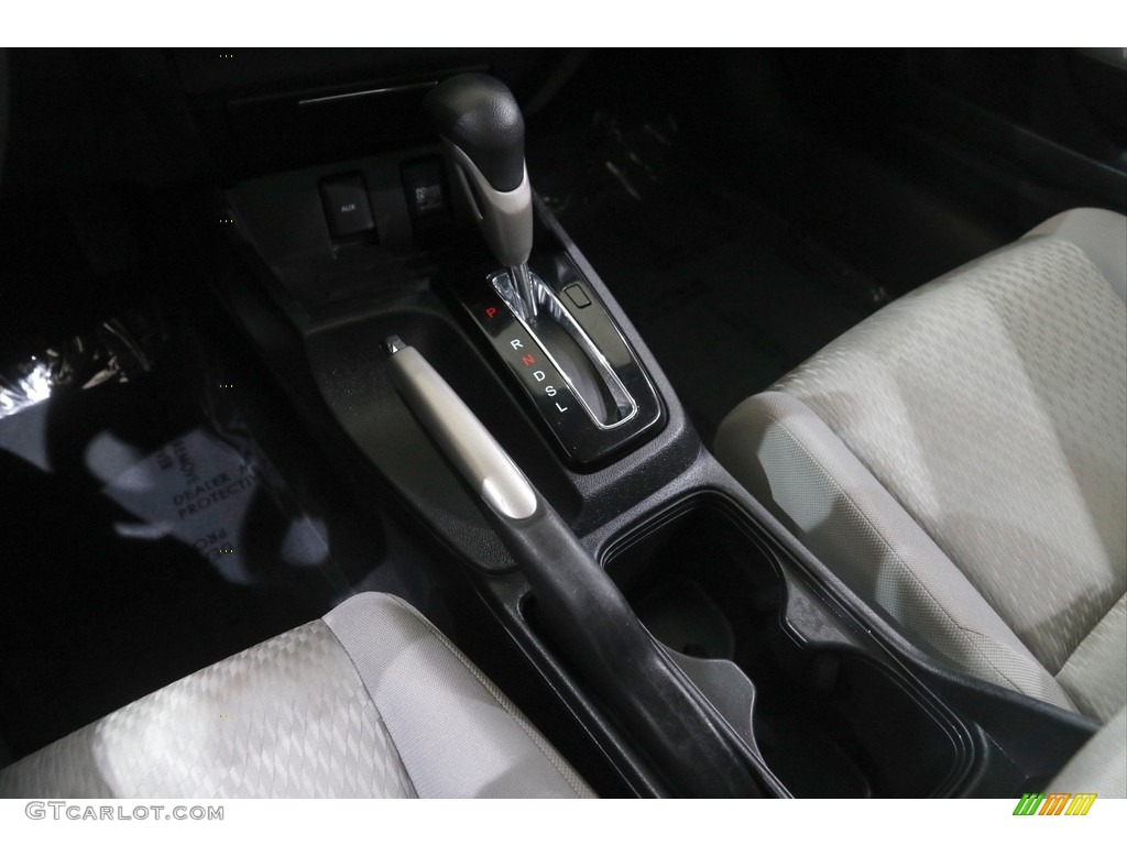 2015 Civic LX Coupe - Taffeta White / Gray photo #13