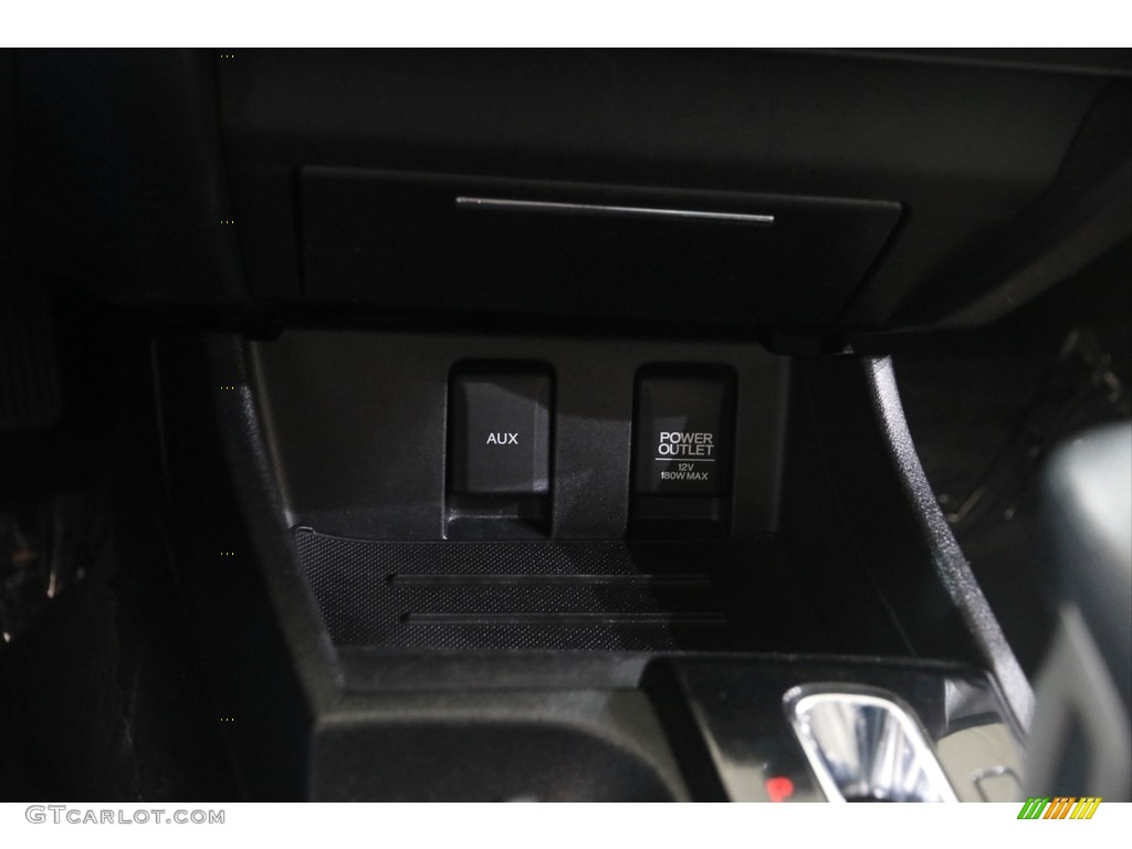 2015 Civic LX Coupe - Taffeta White / Gray photo #14
