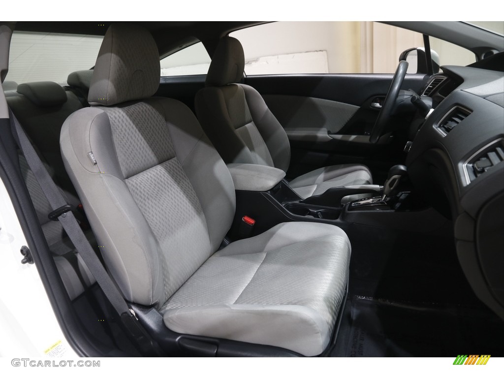 Gray Interior 2015 Honda Civic LX Coupe Photo #146029673