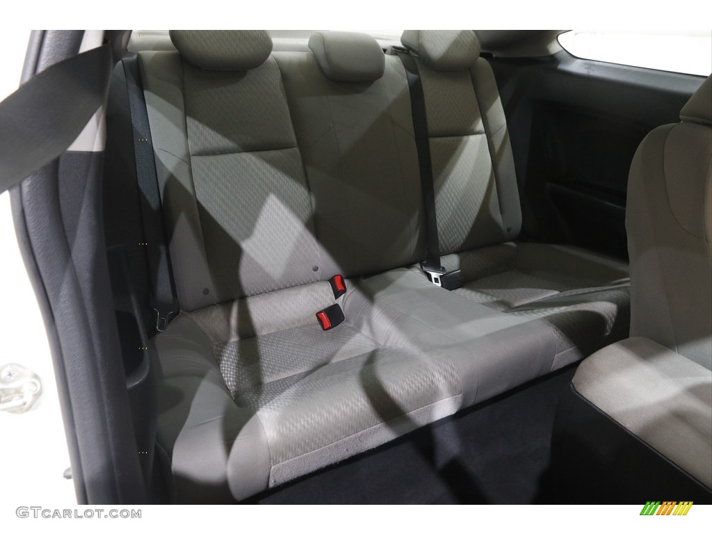 Gray Interior 2015 Honda Civic LX Coupe Photo #146029694