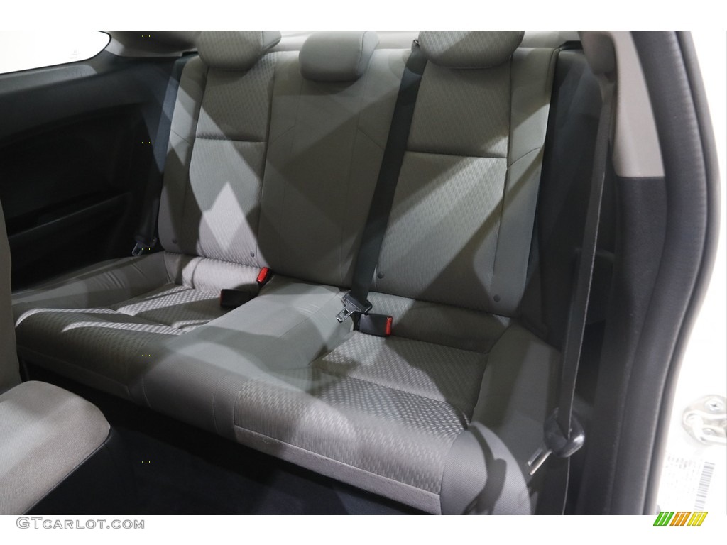 2015 Civic LX Coupe - Taffeta White / Gray photo #17