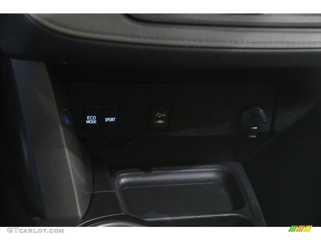 2018 RAV4 LE AWD - Galactic Aqua Mica / Black photo #13