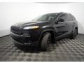 Diamond Black Crystal Pearl 2018 Jeep Cherokee Latitude Plus 4x4 Exterior