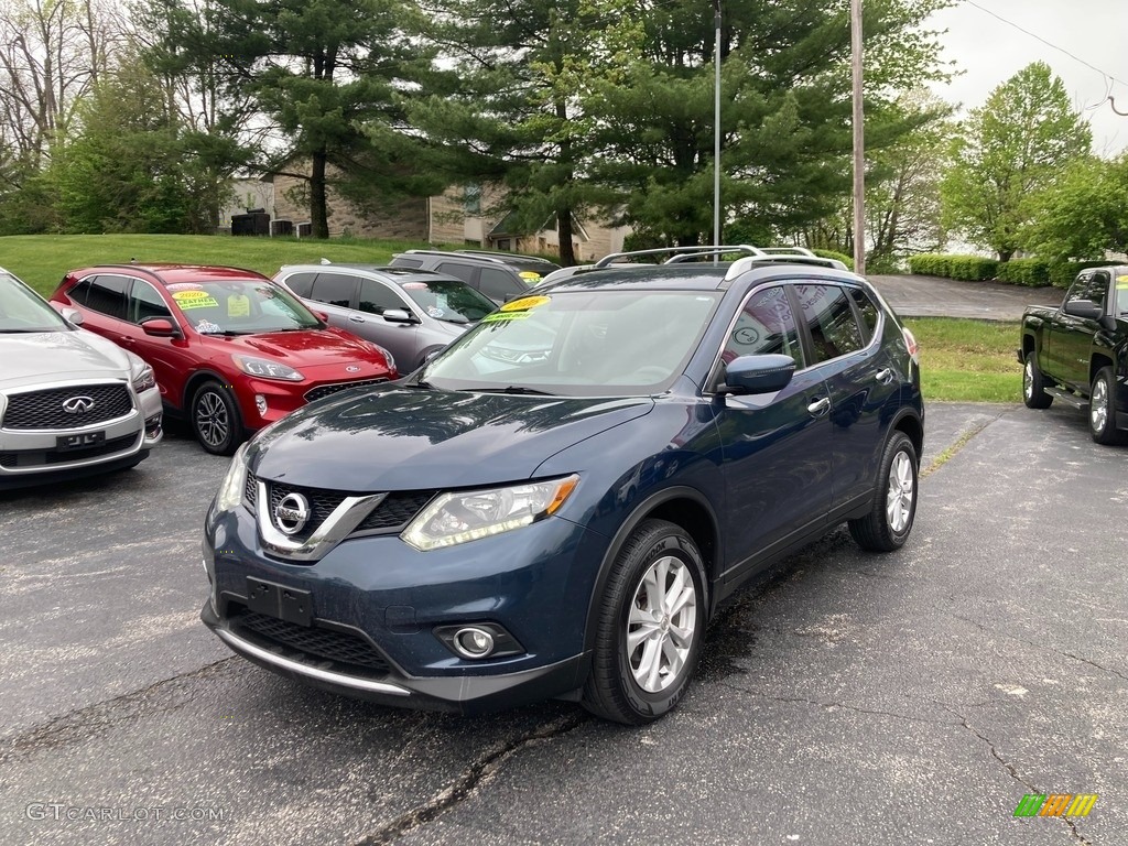 2016 Rogue SV AWD - Arctic Blue Metallic / Charcoal photo #2