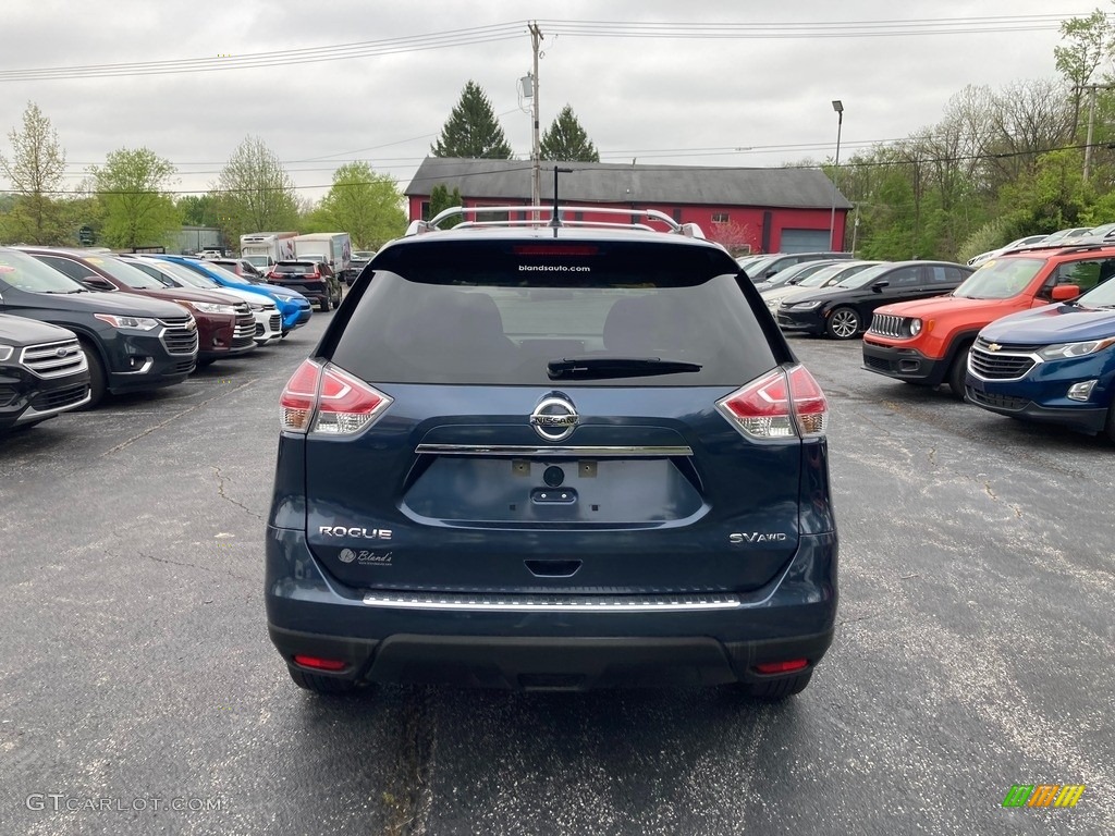 2016 Rogue SV AWD - Arctic Blue Metallic / Charcoal photo #4