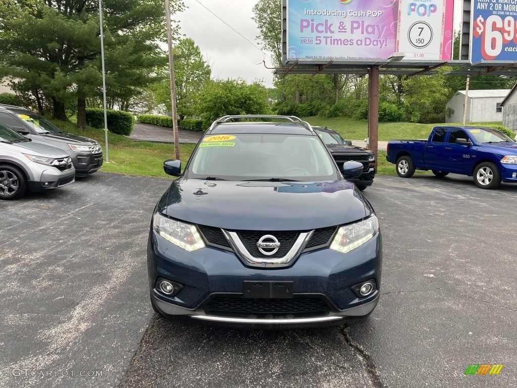 2016 Rogue SV AWD - Arctic Blue Metallic / Charcoal photo #7