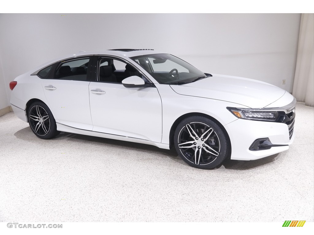 2021 Accord Touring - Platinum White Pearl / Black photo #1