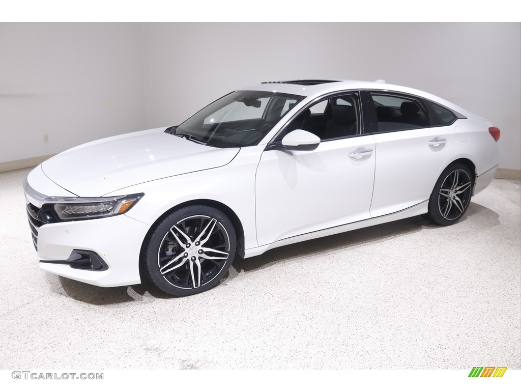 Platinum White Pearl 2021 Honda Accord Touring Exterior Photo #146031113