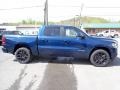 2023 Patriot Blue Pearl Ram 1500 Laramie Night Edition Crew Cab 4x4  photo #7