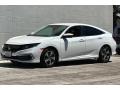 Platinum White Pearl - Civic LX Sedan Photo No. 8