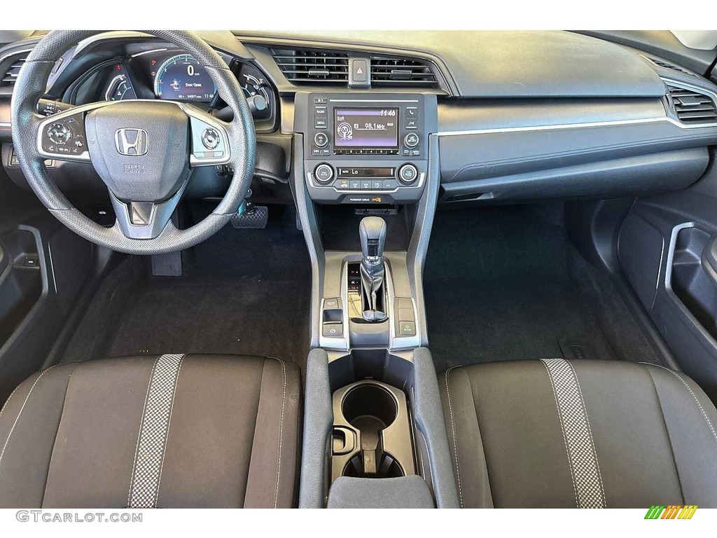 2020 Honda Civic LX Sedan Black Dashboard Photo #146031656