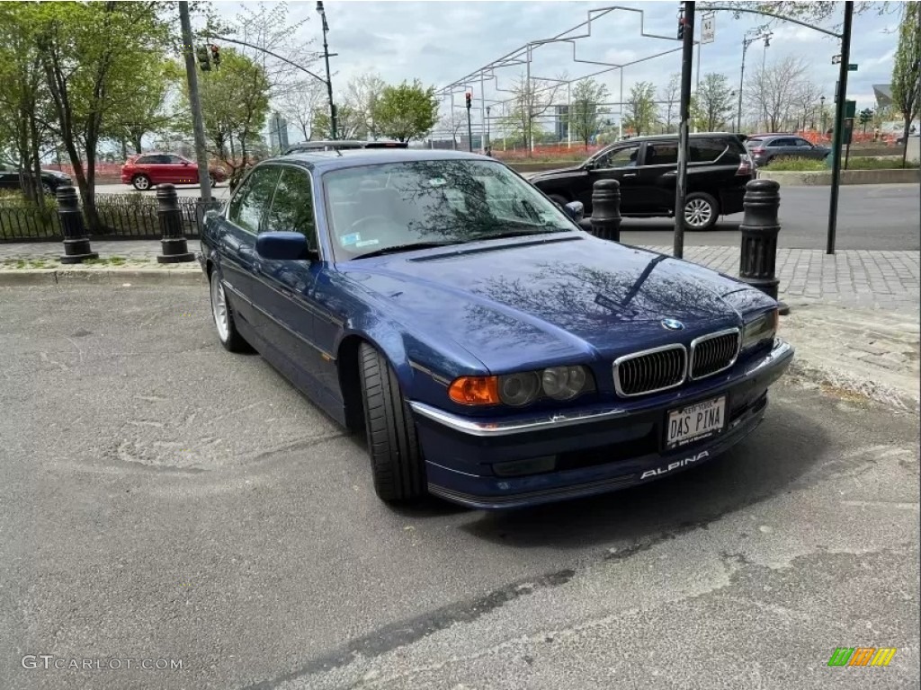 2001 7 Series Alpina B12 6.0 - Alpina Blue Metallic / Black photo #11