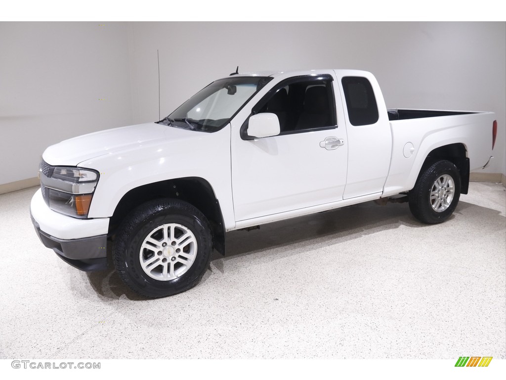 Summit White 2012 Chevrolet Colorado LT Extended Cab 4x4 Exterior Photo #146032028