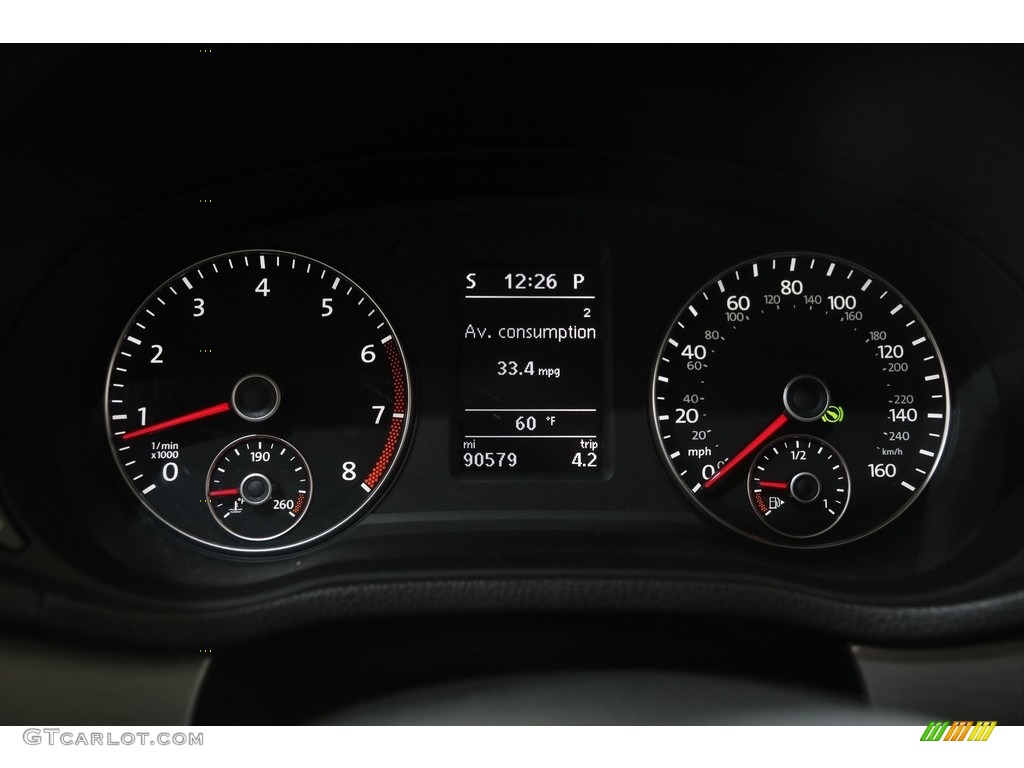 2014 Volkswagen Passat 1.8T SE Gauges Photo #146032964
