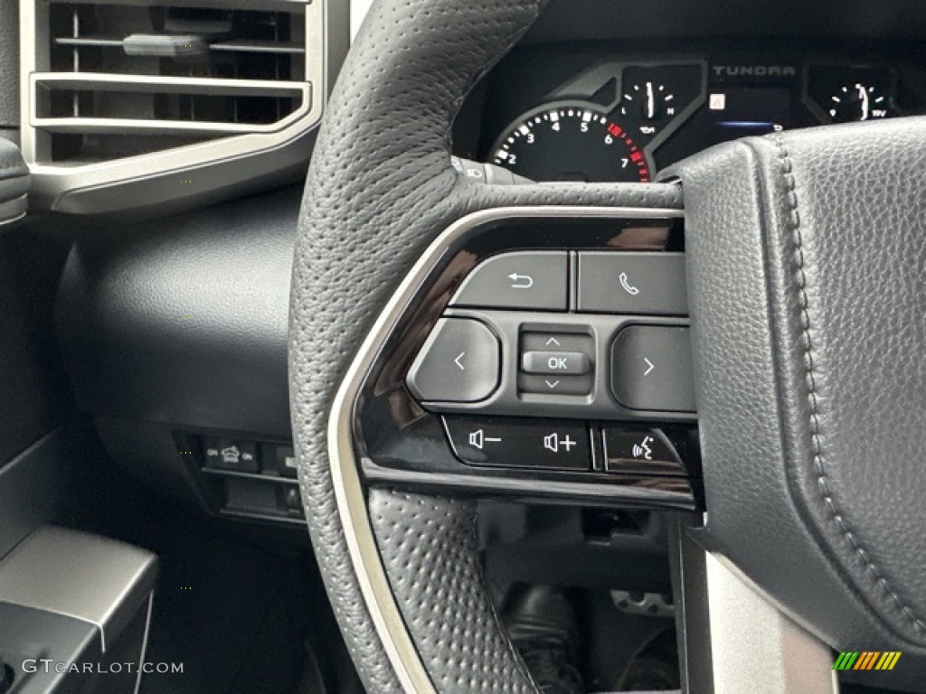 2023 Toyota Tundra SR5 CrewMax 4x4 Boulder Steering Wheel Photo #146034025
